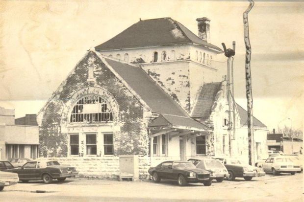 Chicago Rock Island and Pacific Railroad Depot in Waterloo - 1983